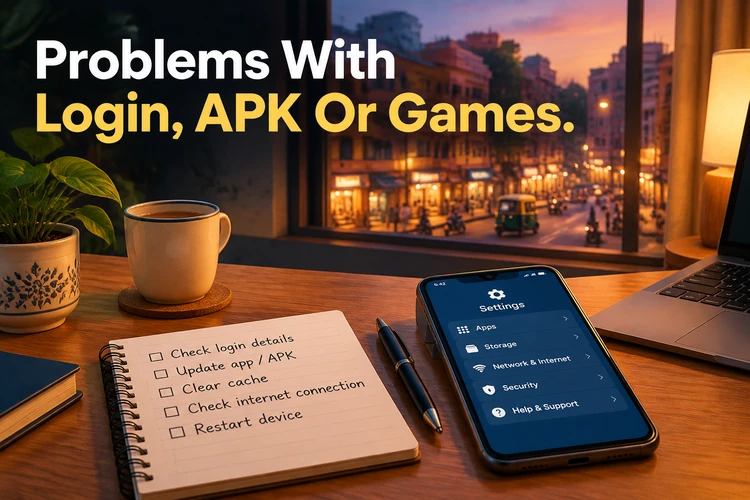 Problems With Login, APK Or Games